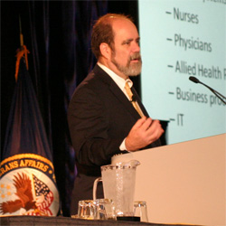 Dr. Jesse speaking at conference